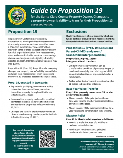 Guide to Proposition 19