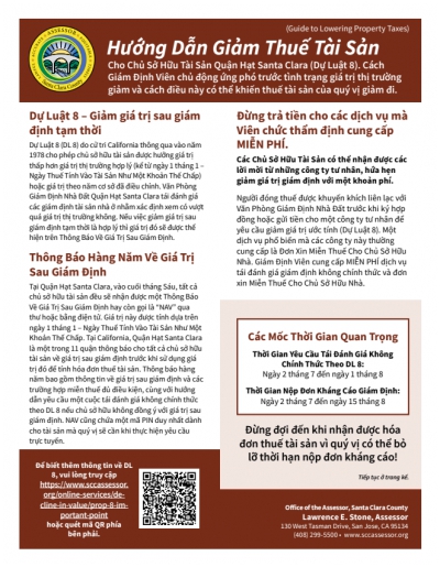 Hướng Dẫn Giảm Thuế Tài Sản (Guide to Lowering Property Taxes)